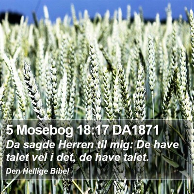 5 Mosebog 18:17 DA1871 Bible Verse Image