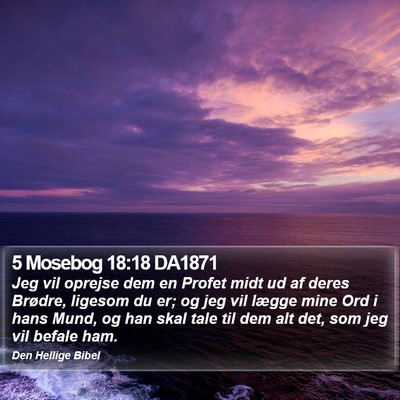 5 Mosebog 18:18 DA1871 Bible Verse Image