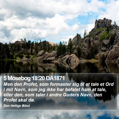 5 Mosebog 18:20 DA1871 Bible Verse Image