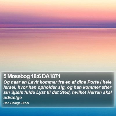 5 Mosebog 18:6 DA1871 Bible Verse Image