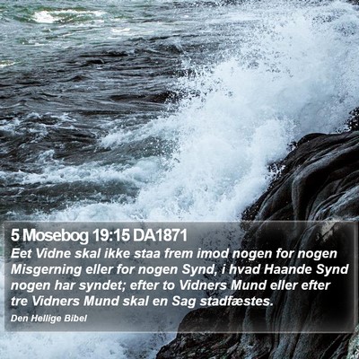 5 Mosebog 19:15 DA1871 Bible Verse Image