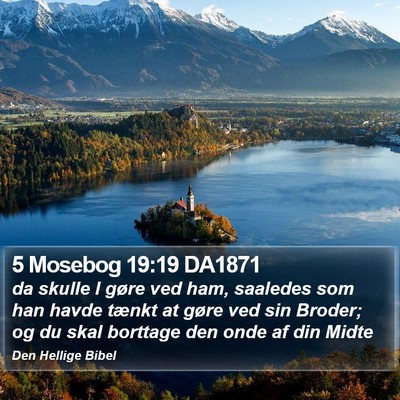 5 Mosebog 19:19 DA1871 Bible Verse Image
