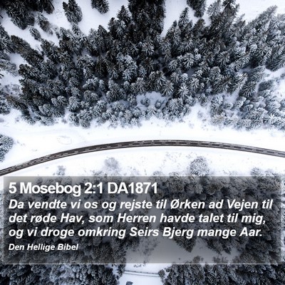 5 Mosebog 2:1 DA1871 Bible Verse Image