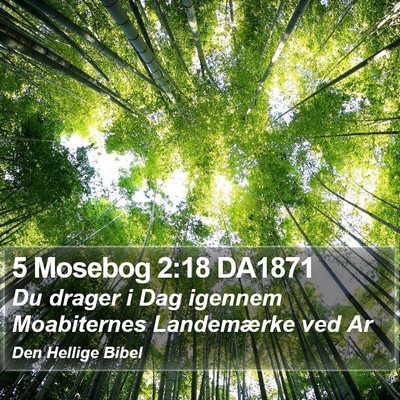 5 Mosebog 2:18 DA1871 Bible Verse Image