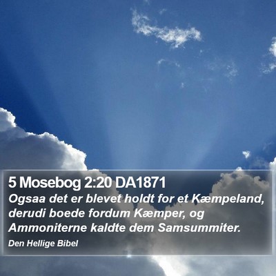 5 Mosebog 2:20 DA1871 Bible Verse Image