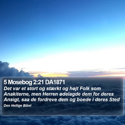 5 Mosebog 2:21 DA1871 Bible Verse Image