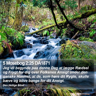 5 Mosebog 2:25 DA1871 Bible Verse Image