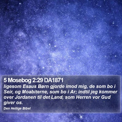 5 Mosebog 2:29 DA1871 Bible Verse Image