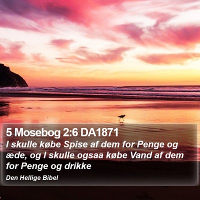 5 Mosebog 2:6 DA1871 Bible Verse Image
