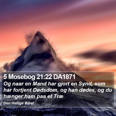 5 Mosebog 21:22 DA1871 Bible Verse Image