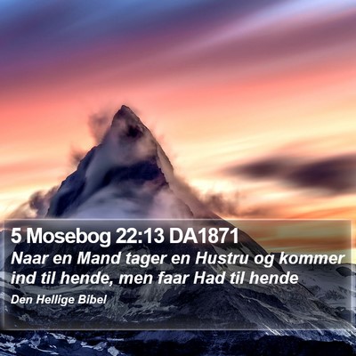 5 Mosebog 22:13 DA1871 Bible Verse Image