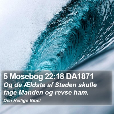 5 Mosebog 22:18 DA1871 Bible Verse Image
