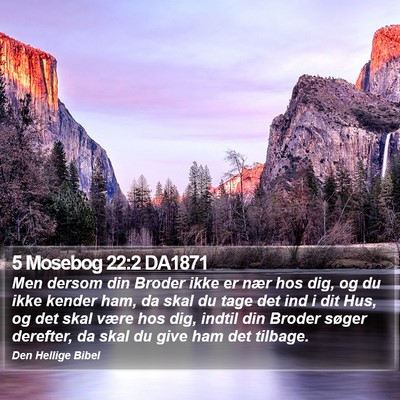 5 Mosebog 22:2 DA1871 Bible Verse Image