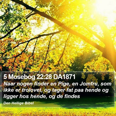 5 Mosebog 22:28 DA1871 Bible Verse Image
