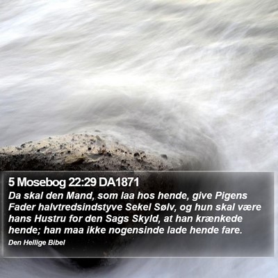 5 Mosebog 22:29 DA1871 Bible Verse Image