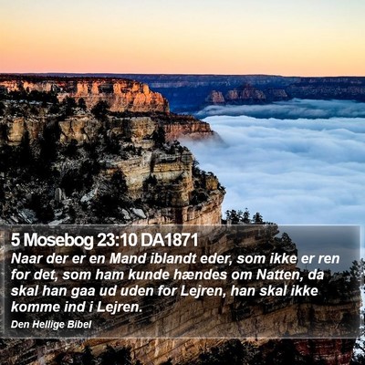 5 Mosebog 23:10 DA1871 Bible Verse Image