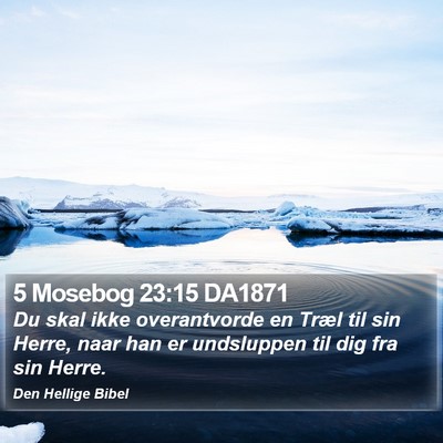 5 Mosebog 23:15 DA1871 Bible Verse Image