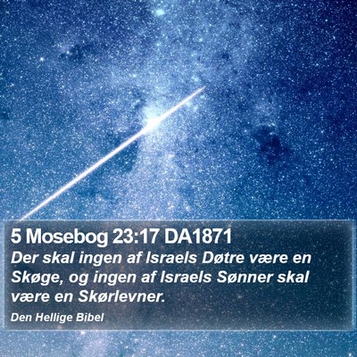 5 Mosebog 23:17 DA1871 Bible Verse Image