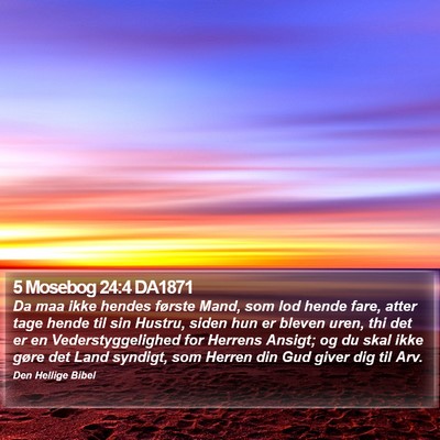 5 Mosebog 24:4 DA1871 Bible Verse Image
