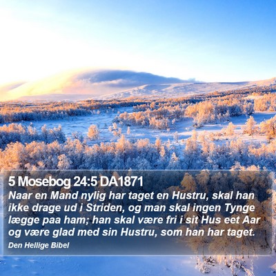 5 Mosebog 24:5 DA1871 Bible Verse Image