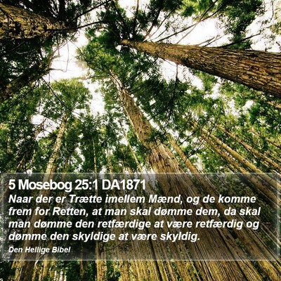 5 Mosebog 25:1 DA1871 Bible Verse Image