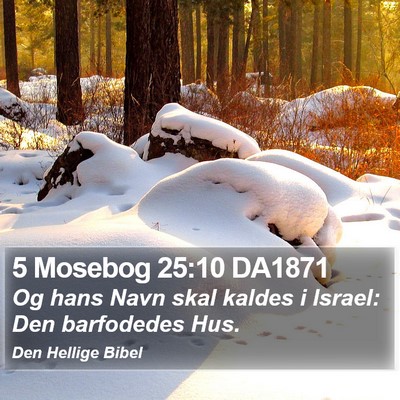 5 Mosebog 25:10 DA1871 Bible Verse Image