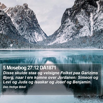 5 Mosebog 27:12 DA1871 Bible Verse Image