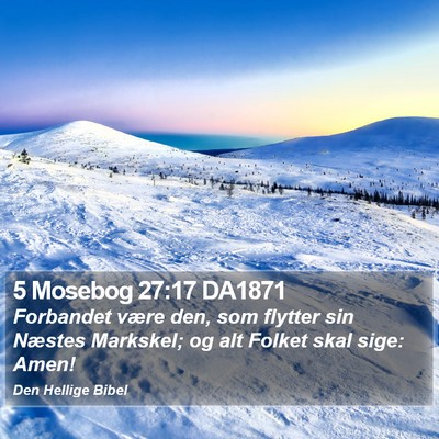 5 Mosebog 27:17 DA1871 Bible Verse Image