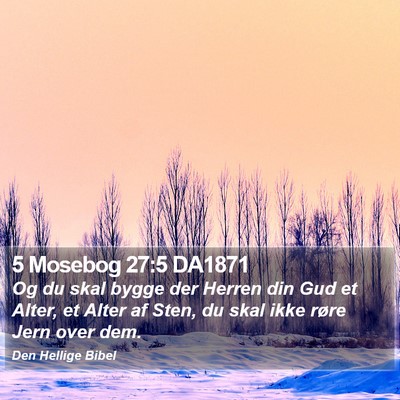 5 Mosebog 27:5 DA1871 Bible Verse Image
