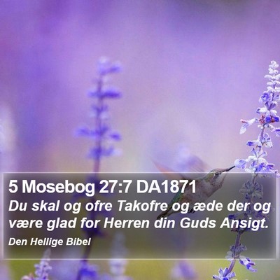 5 Mosebog 27:7 DA1871 Bible Verse Image