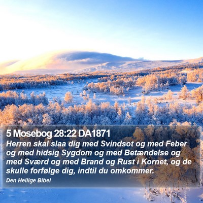 5 Mosebog 28:22 DA1871 Bible Verse Image