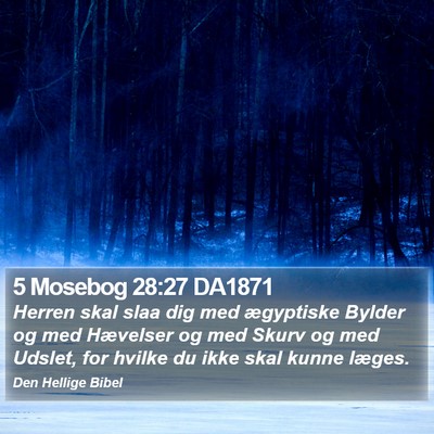 5 Mosebog 28:27 DA1871 Bible Verse Image
