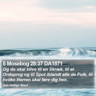 5 Mosebog 28:37 DA1871 Bible Verse Image