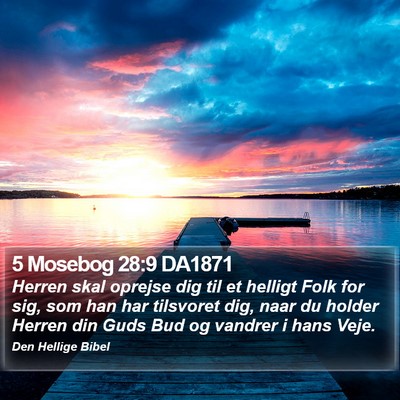 5 Mosebog 28:9 DA1871 Bible Verse Image