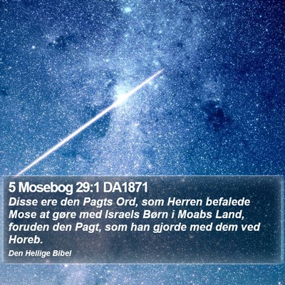 5 Mosebog 29:1 DA1871 Bible Verse Image
