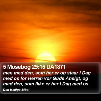 5 Mosebog 29:15 DA1871 Bible Verse Image