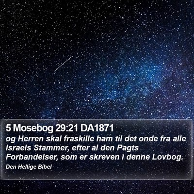 5 Mosebog 29:21 DA1871 Bible Verse Image