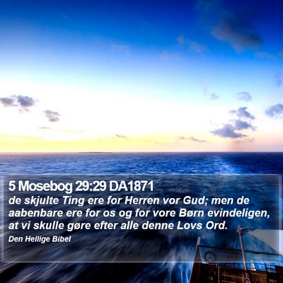 5 Mosebog 29:29 DA1871 Bible Verse Image