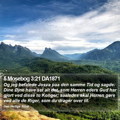 5 Mosebog 3:21 DA1871 Bible Verse Image