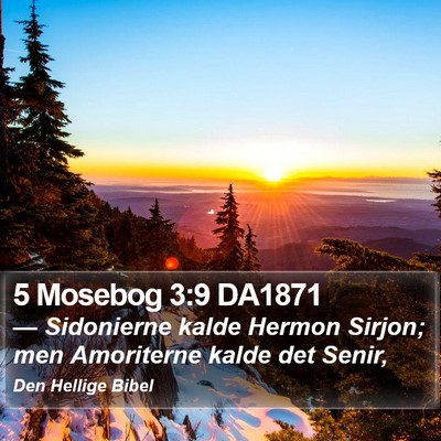 5 Mosebog 3:9 DA1871 Bible Verse Image