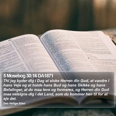5 Mosebog 30:16 DA1871 Bible Verse Image