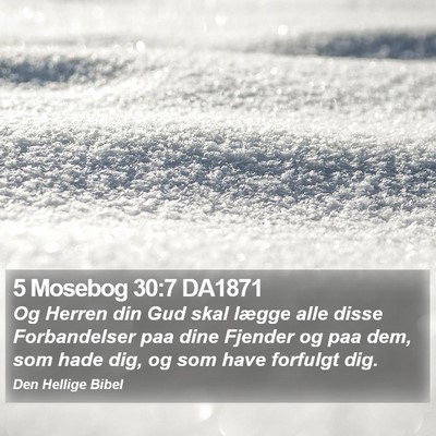 5 Mosebog 30:7 DA1871 Bible Verse Image