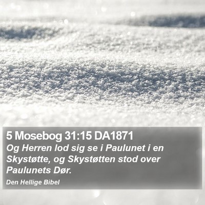 5 Mosebog 31:15 DA1871 Bible Verse Image