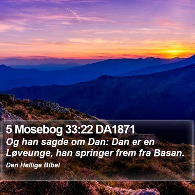 5 Mosebog 33:22 DA1871 Bible Verse Image