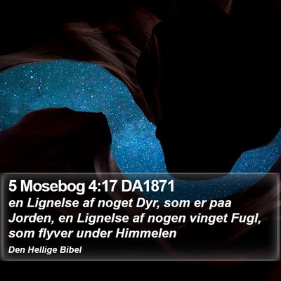5 Mosebog 4:17 DA1871 Bible Verse Image