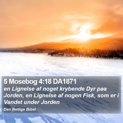 5 Mosebog 4:18 DA1871 Bible Verse Image