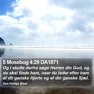 5 Mosebog 4:29 DA1871 Bible Verse Image