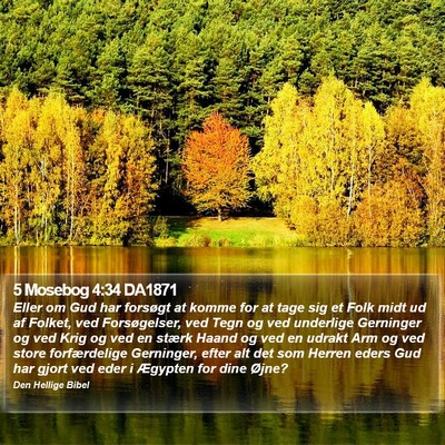 5 Mosebog 4:34 DA1871 Bible Verse Image