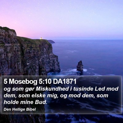 5 Mosebog 5:10 DA1871 Bible Verse Image