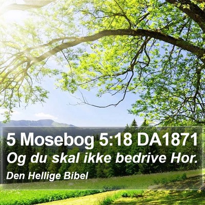 5 Mosebog 5:18 DA1871 Bible Verse Image